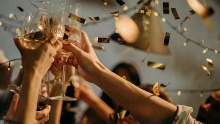 Festejos de Año Nuevo. Foto: Pexels
