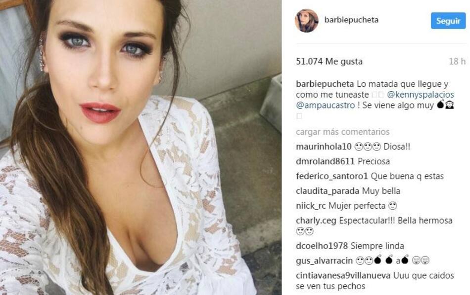 Barbie Vélez - escote Instagram