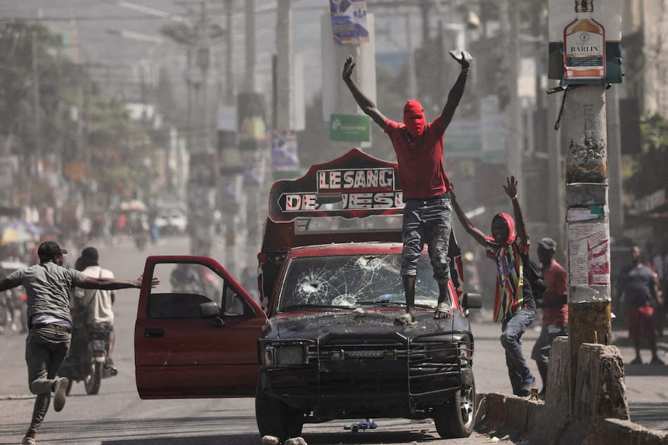 Violencia en Haití. Foto: Reuters.