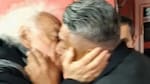 Video viral: el beso entre Guillermo Coppola y “Chiqui” Tapia durante la Supercopa Internacional