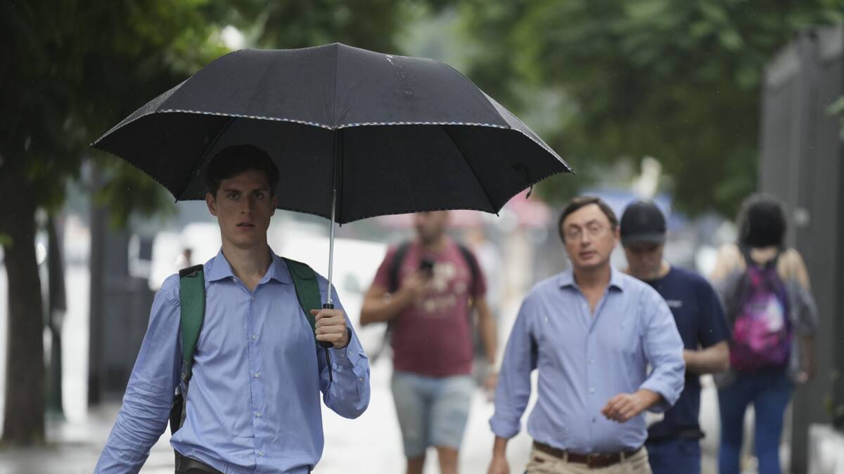 Lluvias. Foto: NA