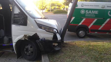 Choque en la avenida 9 de Julio. Foto: X/bagliettoc