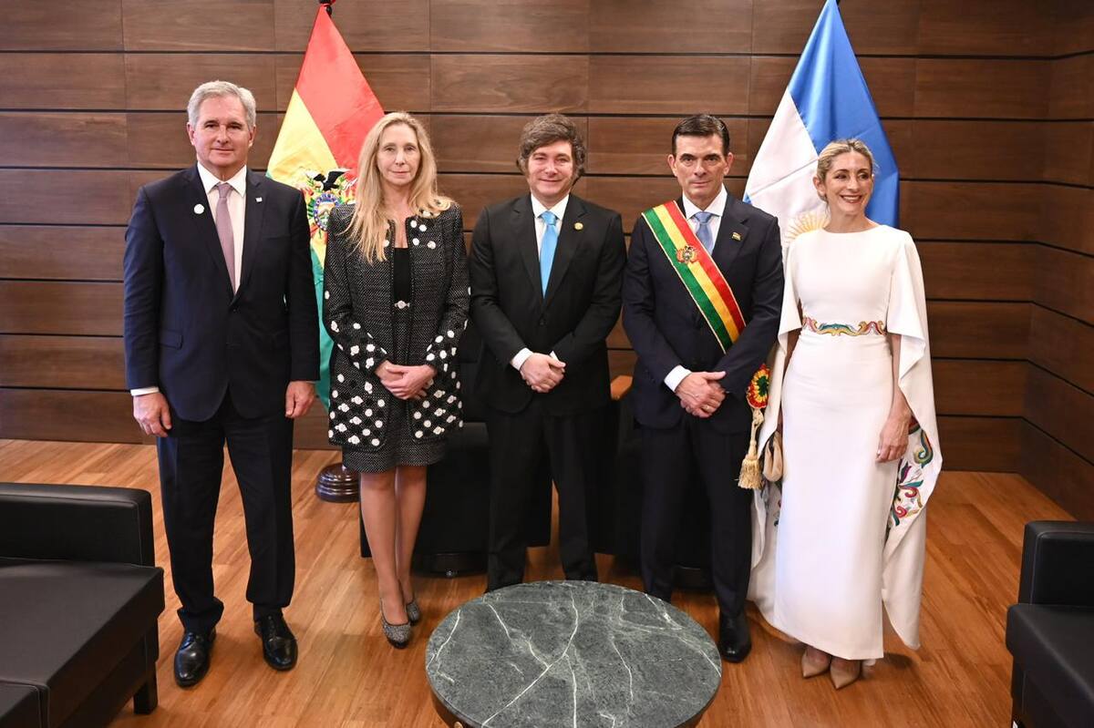 Javier Milei en Bolivia