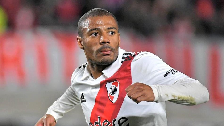 River, Nicolás de la Cruz, festejo de gol, NA