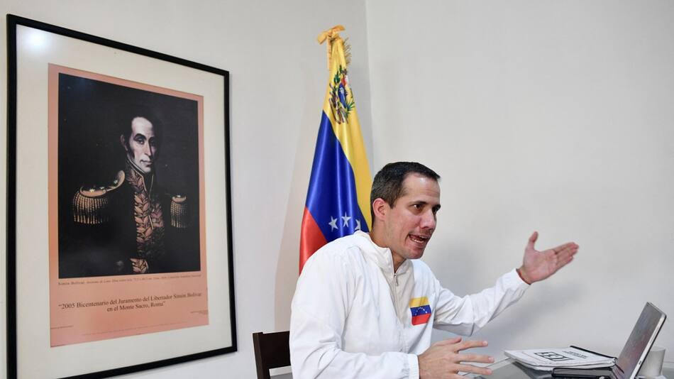 Juan Guaidó, expresidente del Parlamento de Venezuela. Foto: Reuters.