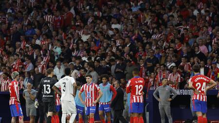 Derbi entre Atlético de Madrid y Real Madrid. Foto: EFE.