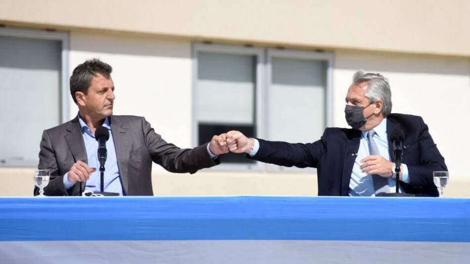 Sergio Massa y Alberto Fernández, NA