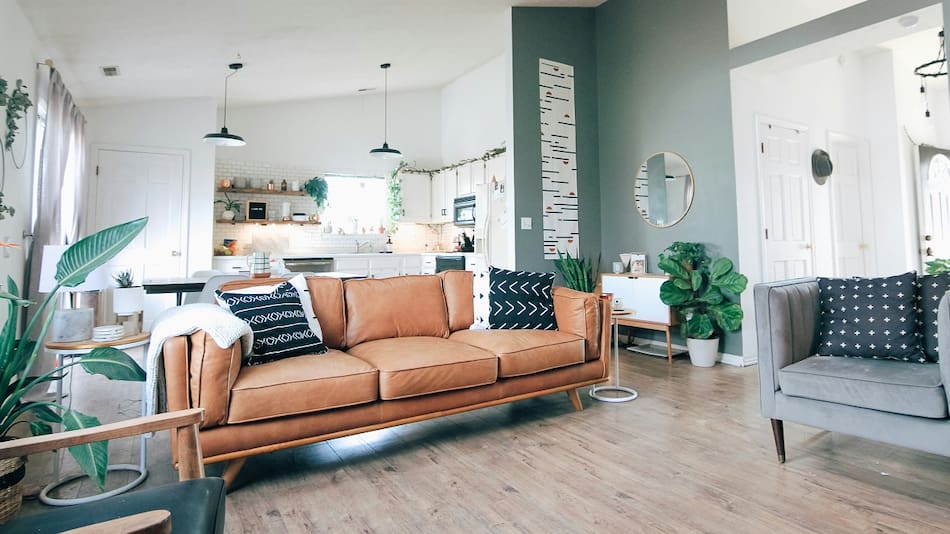 Interior de un hogar.