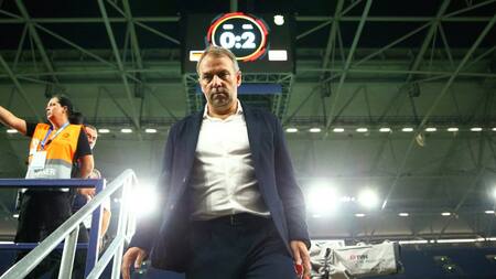 Hansi Flick fue despedido como técnico de la selección de Alemania. Foto: Reuters.