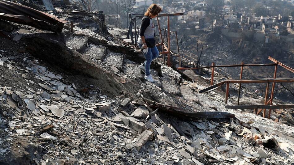 Incendios en Chile. Foto: Reuters
