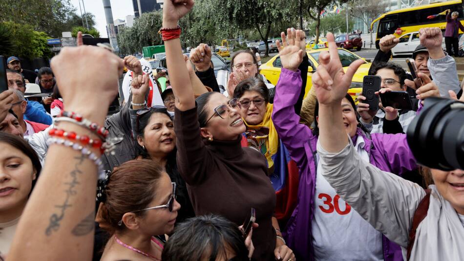Manifestación en favor de Jorge Glas. Foto: Reuters