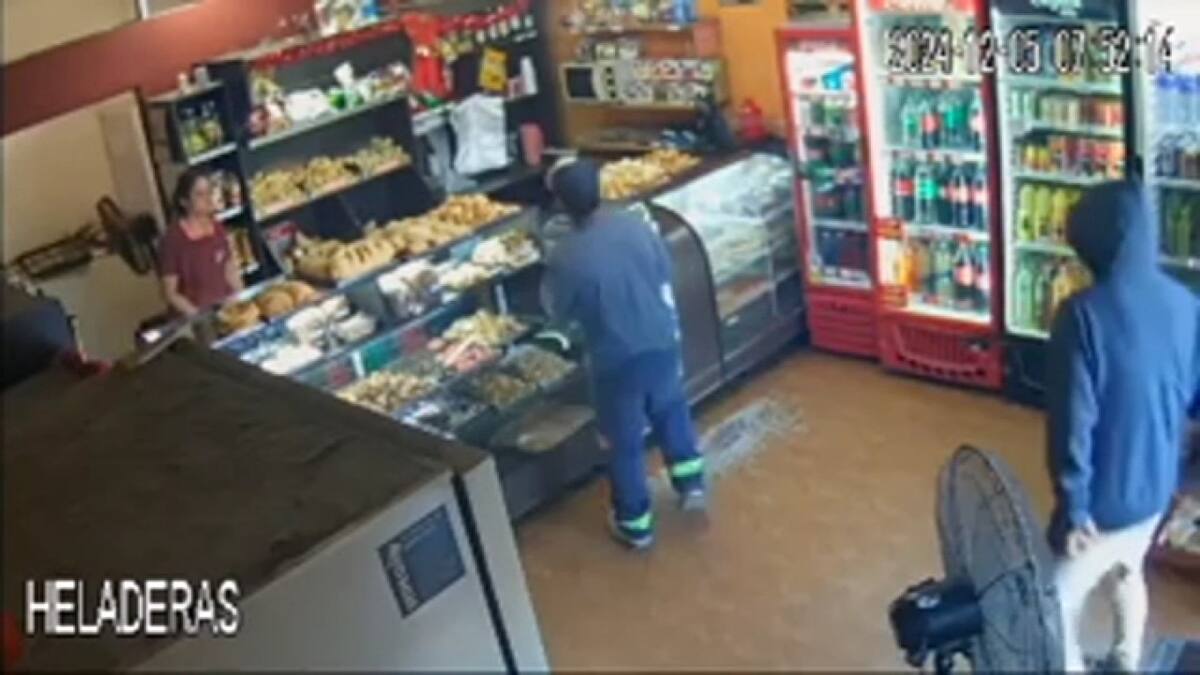 Robo en panadería de Santa Fe: Fuente: Captura