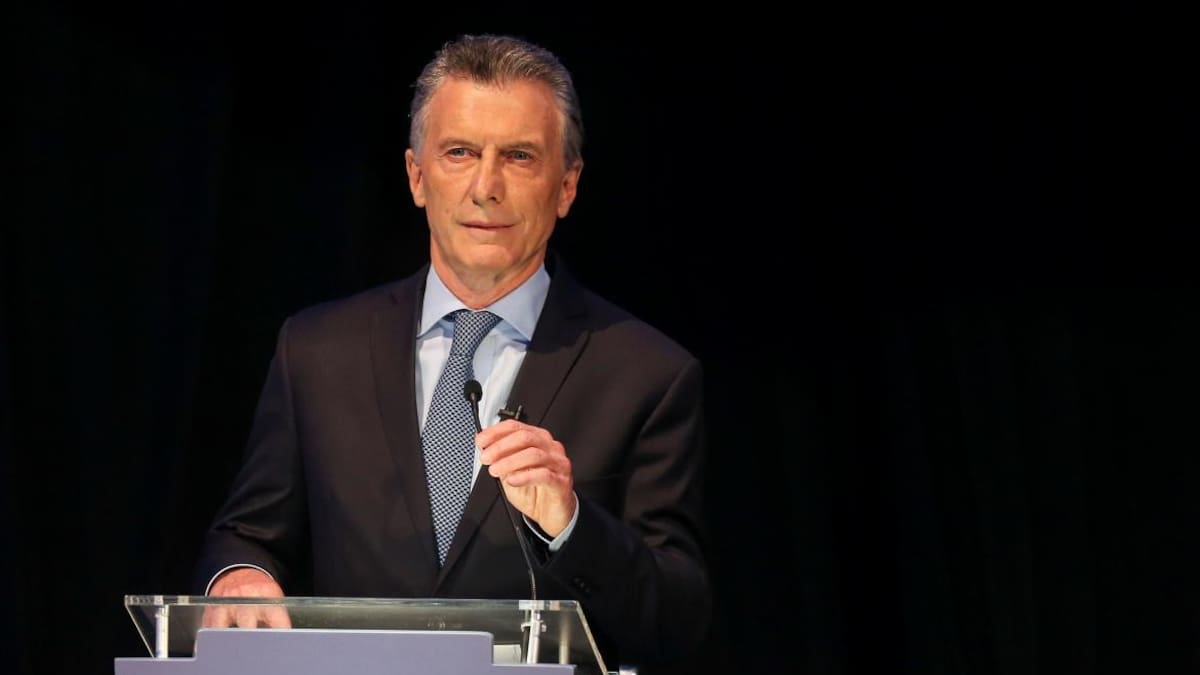 Mauricio Macri en el debate de candidatos a presidente 2019, REUTERS