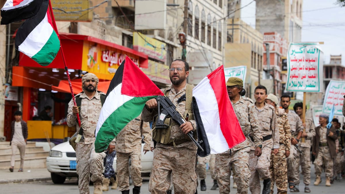 Hutíes del Yemen reivindicaron un nuevo ataque contra Israel. Foto: Reuters.