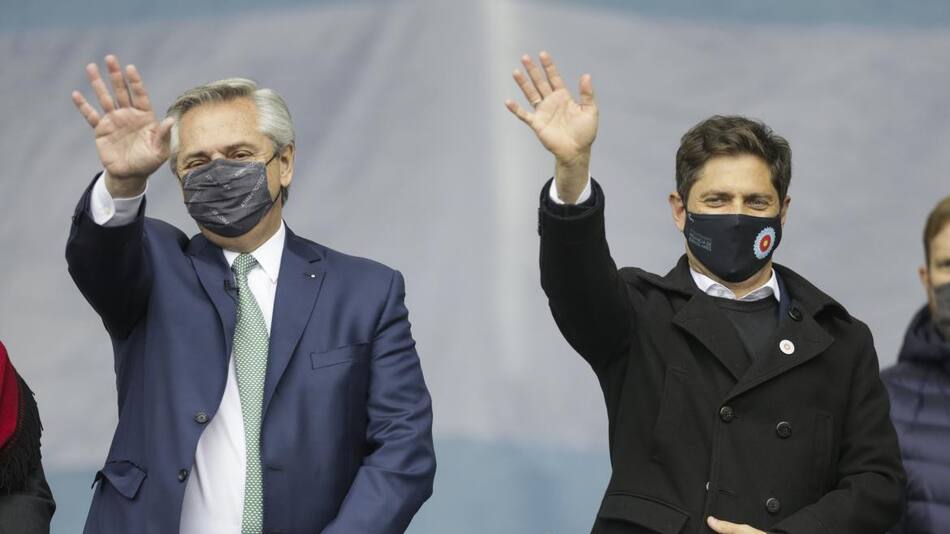 Alberto Fernández y Axel Kicillof, AGENCIA NA