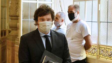 Javier Milei, economista, foto NA