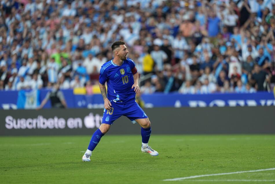 Lionel Messi; Argentina vs Guatemala. Foto: X @Argentina