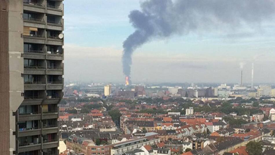 Incendio en petroquímica de Alemania