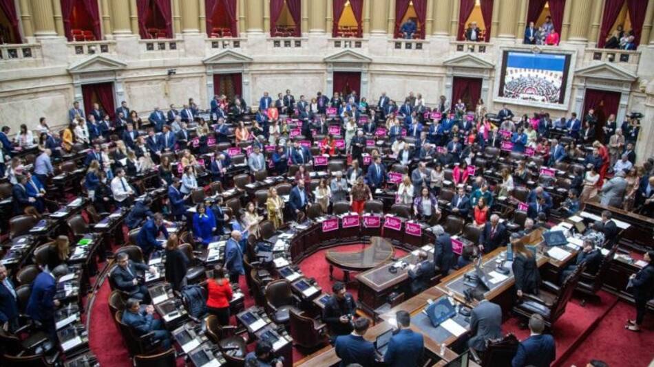 Debate en Diputados del Presupuesto 2023. Foto: NA.