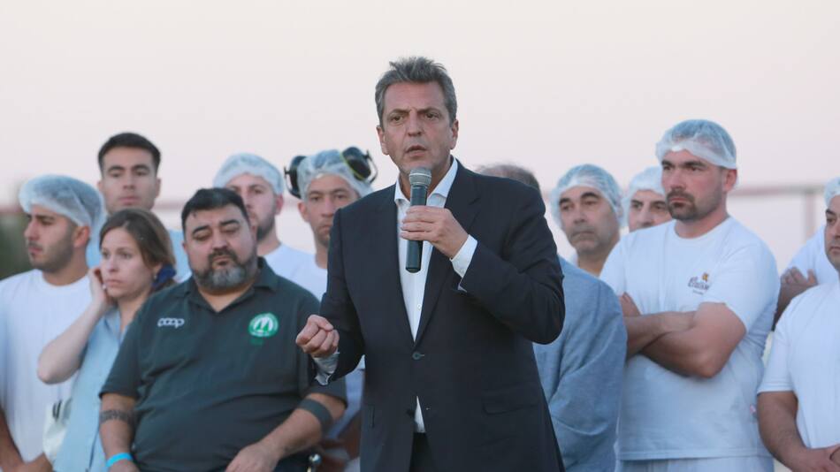 Sergio Massa en Córdoba. Foto: NA.