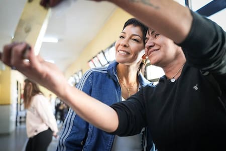 Mayra Mendoza votó en Quilmes.