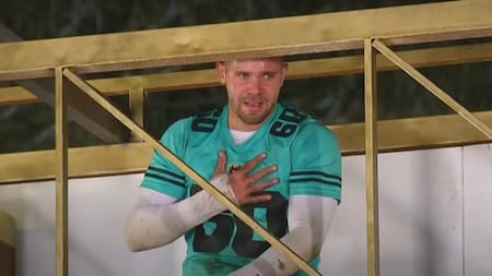 Ataque de pánico de Locho en El Hotel de los Famosos. Foto: captura video.