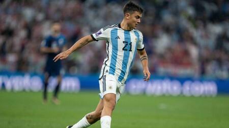 Paulo Dybala en la Selección argentina.