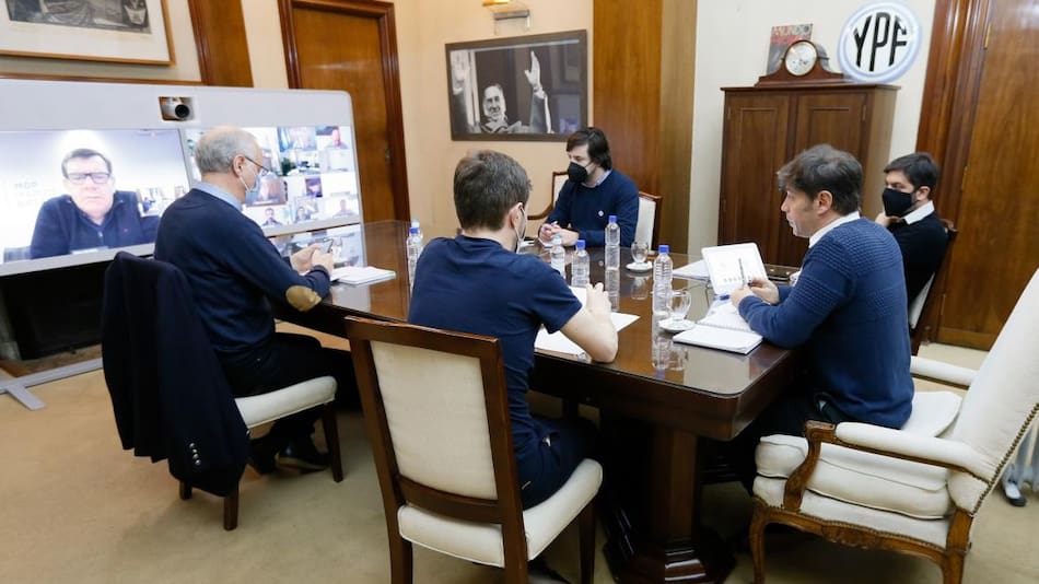 Axel Kicillof mantuvo una reunión con intendentes de los municipios de la costa, Agencia NA