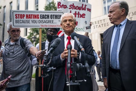 Peter Navarro, exasesor de Trump. Foto: EFE