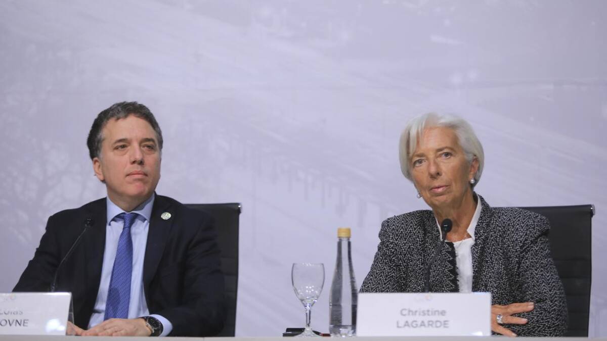 Conferencia de prensa de Dujovne y Lagarde en cumbre de G20 (NA)