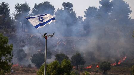 Ataque de Hezbollah en la frontera entre El Líbano e Israel. Foto: Reuters.