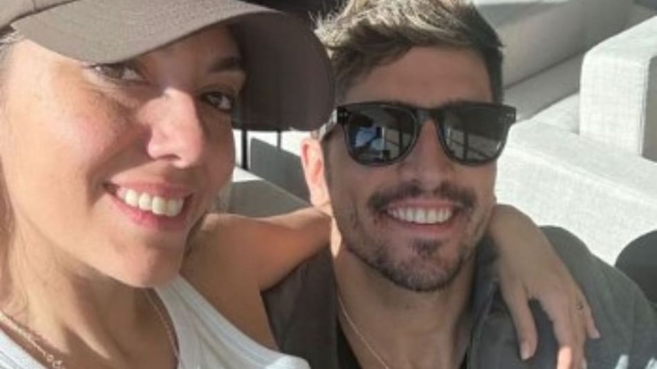 Floppy Tesouro y Salvador Becciu. Foto: Instagram