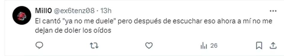 Meme sobre la canción de Alan Simone. Foto: X.