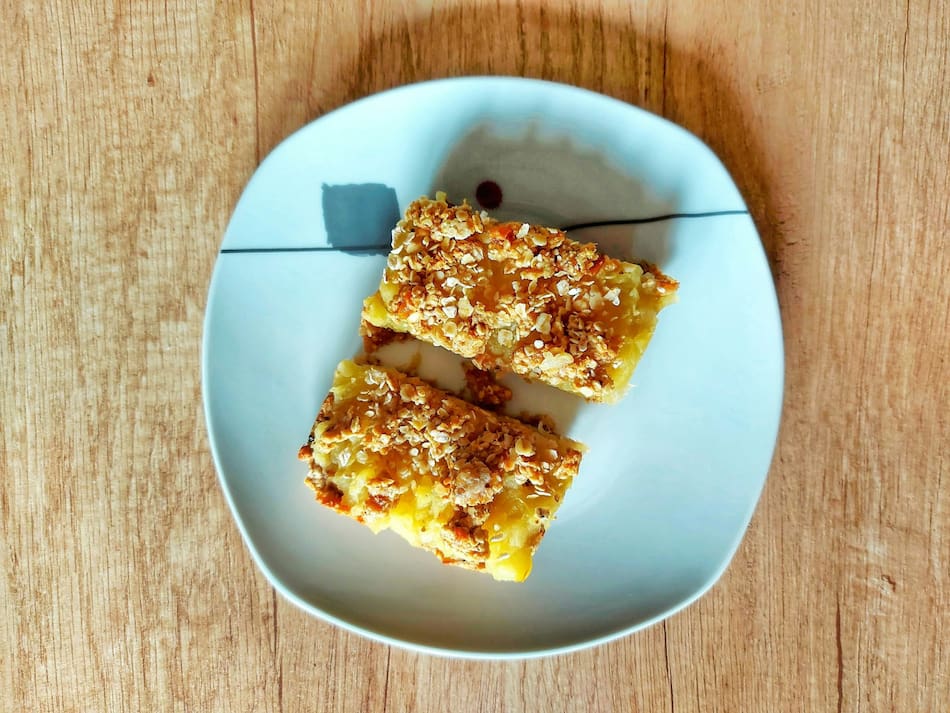 Postre de manzana. Foto Unsplash