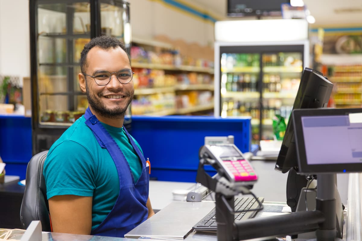 Cajero de supermercado