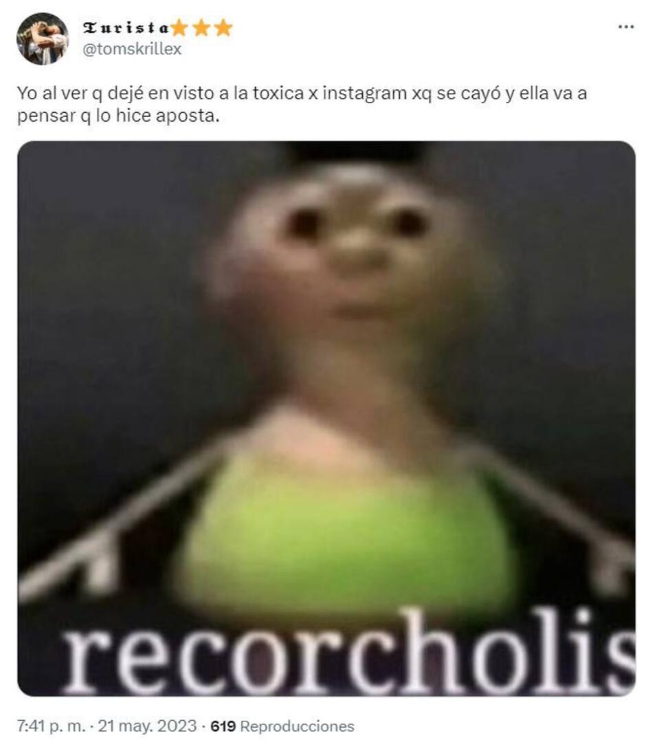 Los memes por la caída de Instagram. Foto: Captura.
