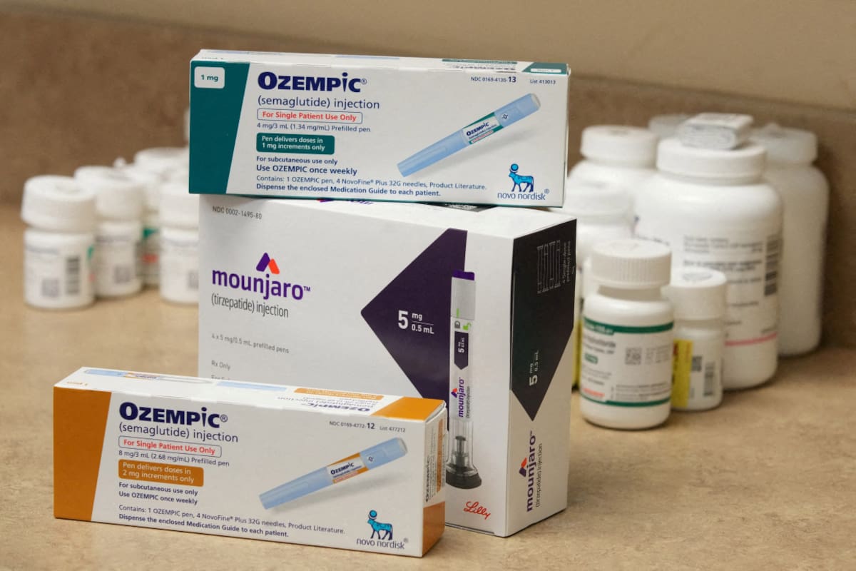 Ozempic, la droga de Hollywood usada para bajar de peso. Foto: Reuters.