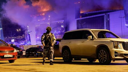Tiroteo e incendio en Rusia. Foto: Reuters