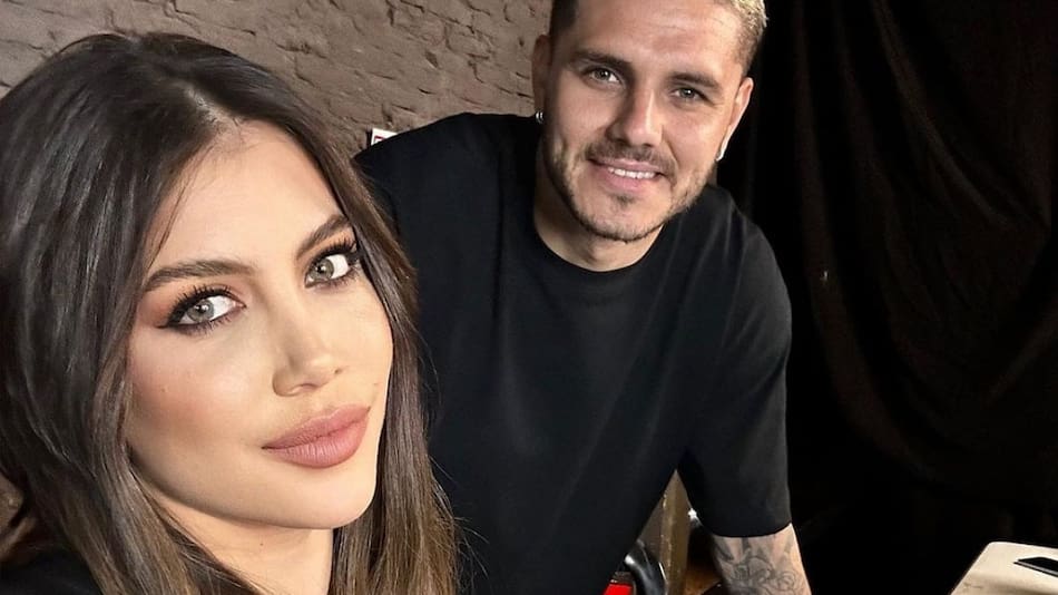Wanda Nara y Mauro Icardi. Foto: redes sociales