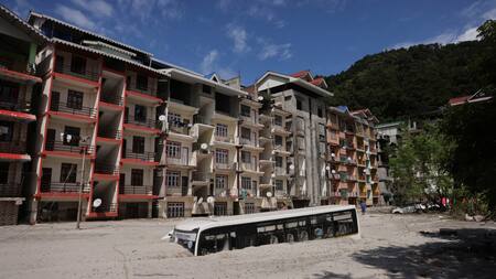 Inundaciones en India. Foto: Reuters.