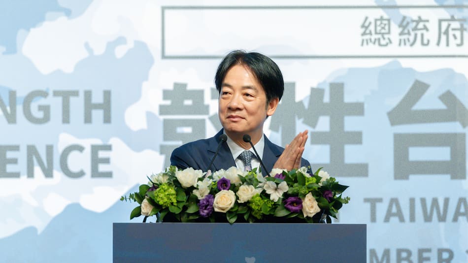 William Lai, presidente de Taiwán.