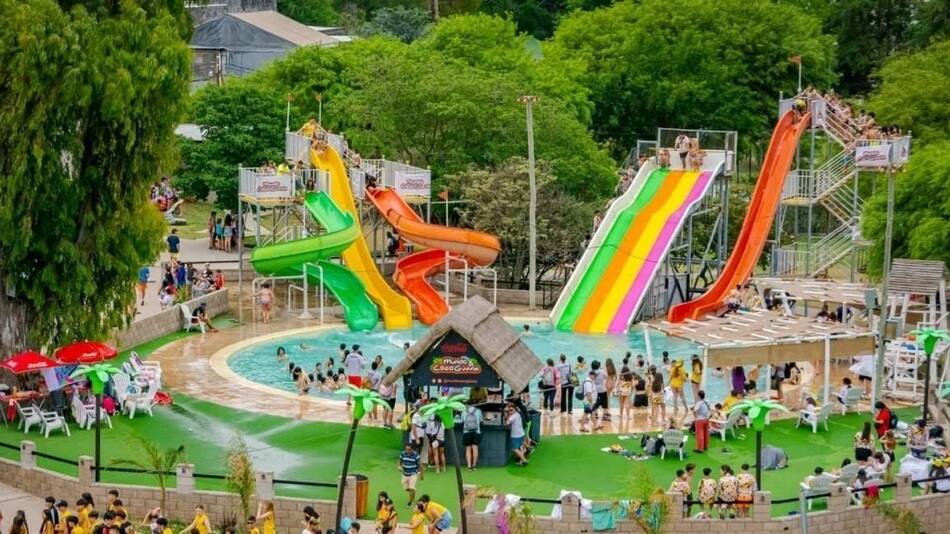 El parque acuático en el que falleció la nena. Foto: NA.