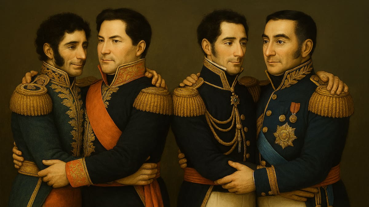 Los próceres y sus amistades