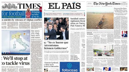 Tapa diarios, lunes 2 de marzo de 2020|