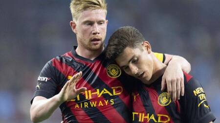 Debut de Julián Álvarez en el Manchester City. Foto: NA.