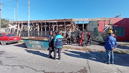 Derrumbe en obra de construcción en Mar del Plata