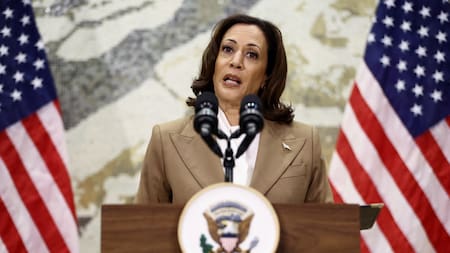 Kamala Harris, vicepresidente de Estados Unidos. Foto: Reuters.