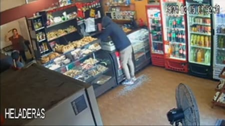 Robo en panadería de Santa Fe: Fuente: Captura