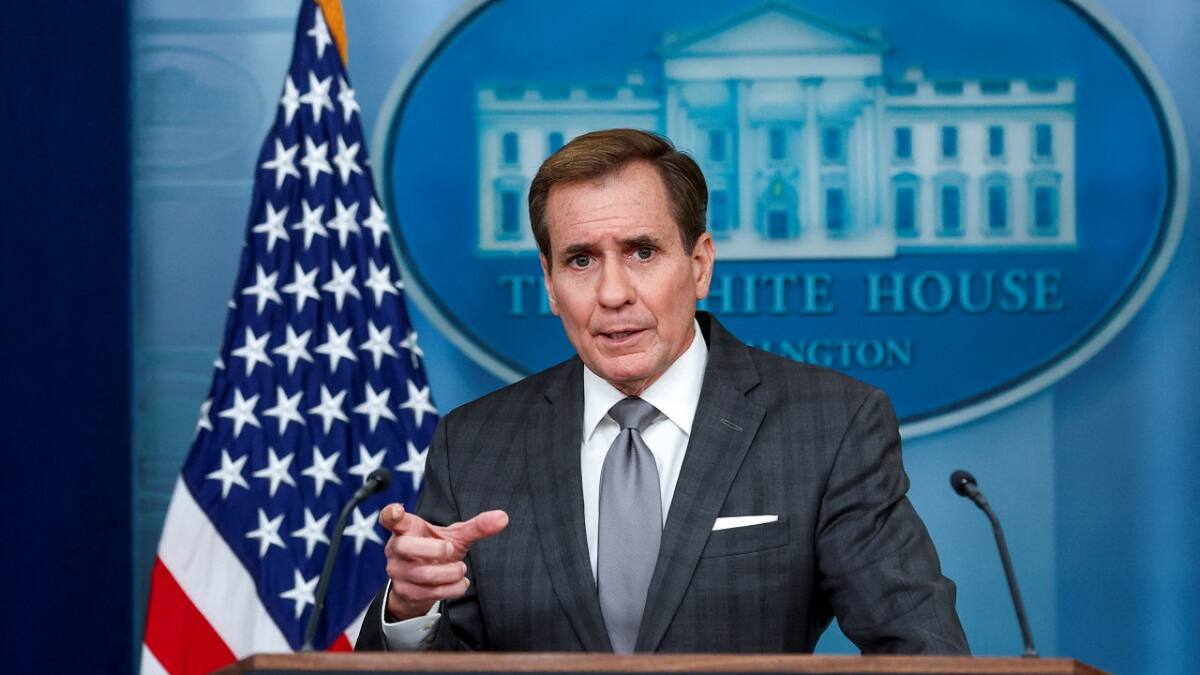 John Kirby, portavoz del Consejo de Seguridad Nacional de la Casa Blanca. Foto: Reuters.