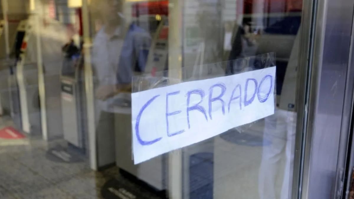 Bancos cerrados